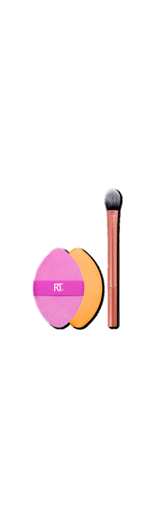 Ulta Real Techniques  Precision Perfection Powder Puff + Makeup Brush Duo