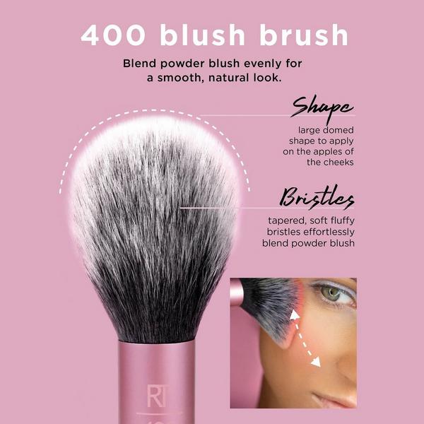 Ulta Real Techniques  Ultra Plush Blush Cheek Makeup Brush