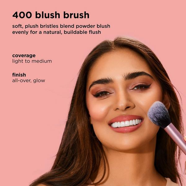Ulta Real Techniques  Ultra Plush Blush Cheek Makeup Brush