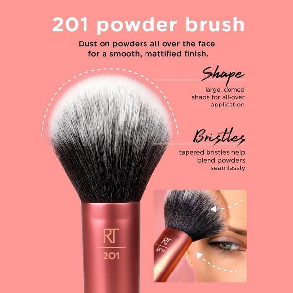 Ulta Real Techniques  Ultra Plush Powder Face & Cheek Makeup Brush