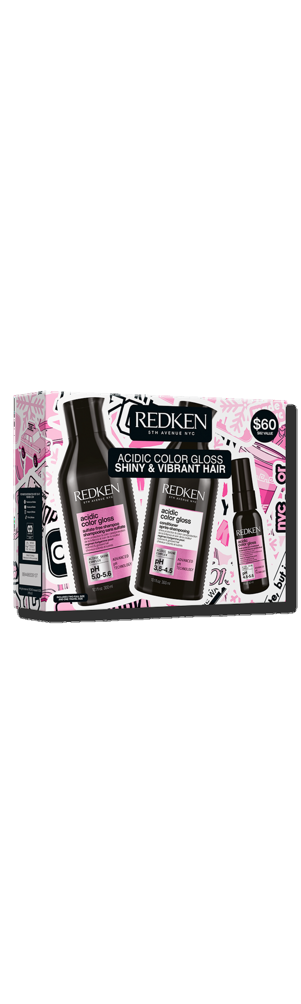 Ulta Redken  Acidic Color Gloss Shine & Color Protection Holiday Kit