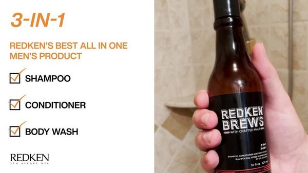 Ulta Redken  Brews 3-In-1 Shampoo Conditioner And Body Wash