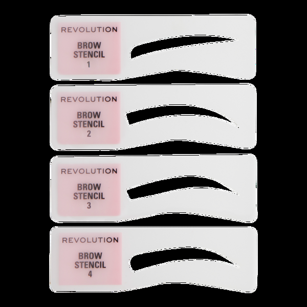 Ulta Revolution Beauty  Brow Powder Stamp & Stencil Kit