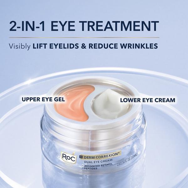 Ulta RoC  Derm Correxion Dual Eye Cream With Advanced Retinol + Peptides