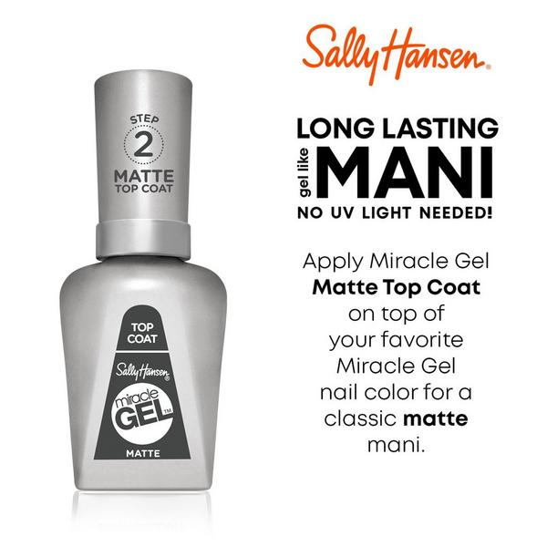 Ulta Sally Hansen  Miracle Gel Nail Polish Matte Top Coat