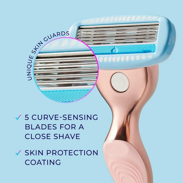 Ulta Schick  Hydro Silk Rose Gold Metal Handle Razor