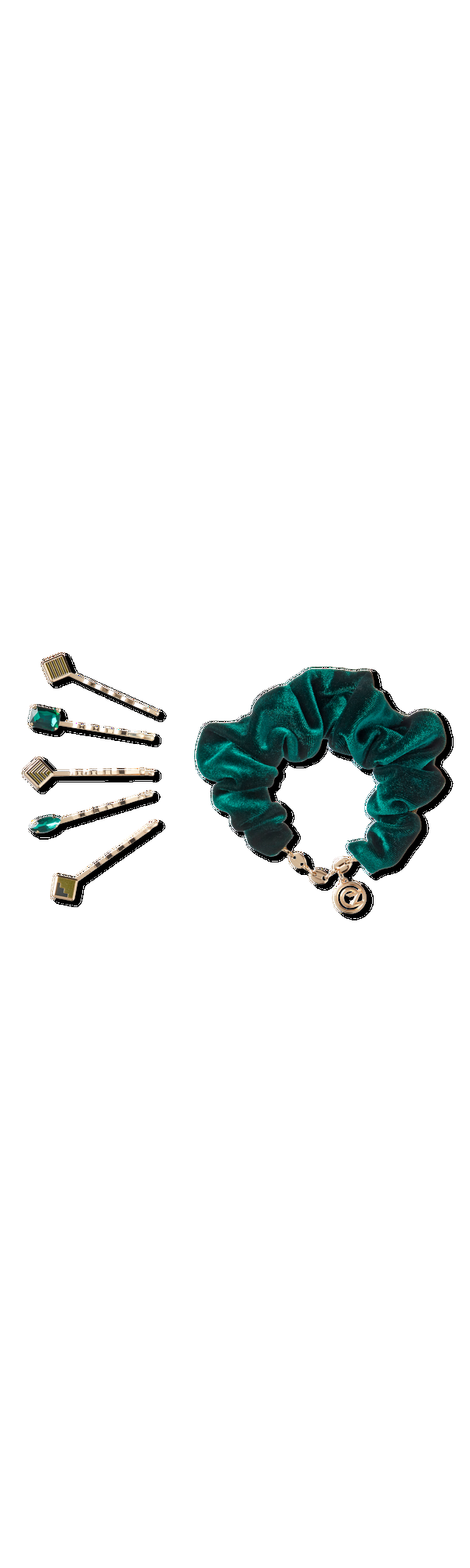 Ulta Scünci  Wicked Emerald City Scrunchie/Hair Pins