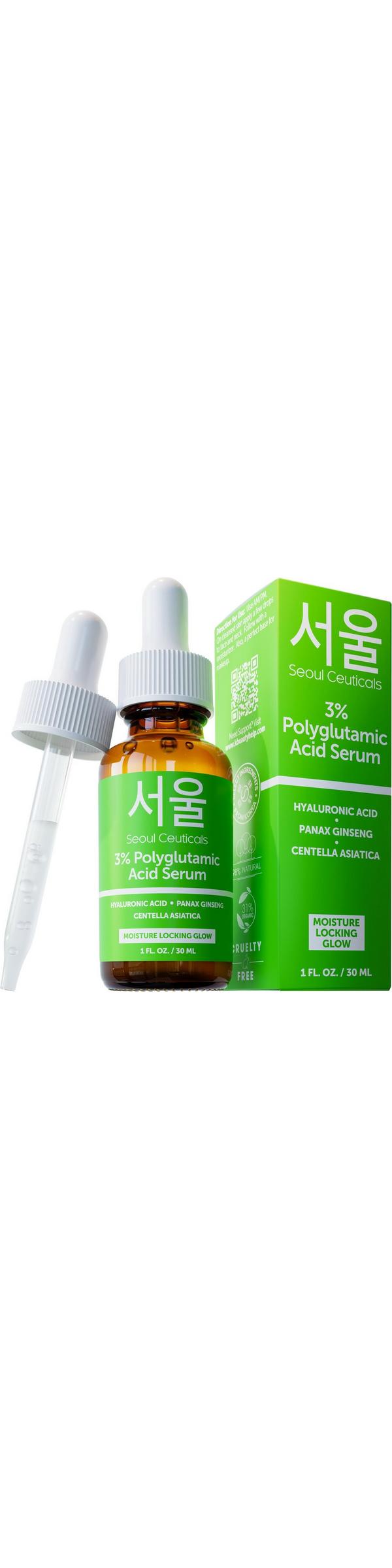 Ulta Seoul Ceuticals  Korean Skin Care 3% Polyglutaimic Acid Serum