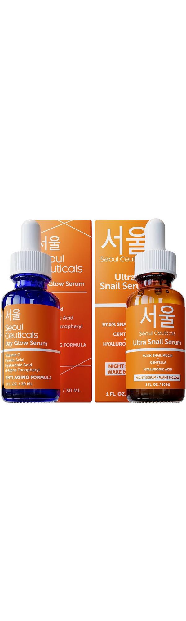 Ulta Seoul Ceuticals  Korean Skin Care Day & Night Serum Duo