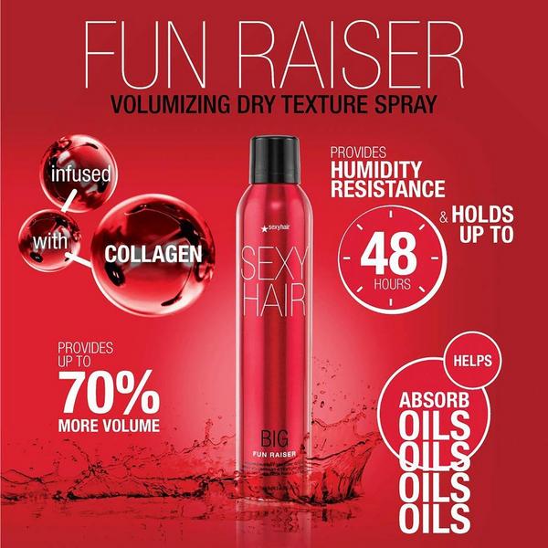Ulta Sexy Hair  Big Sexy Hair Fun Raiser Volumizing Dry Texture Spray With Collagen