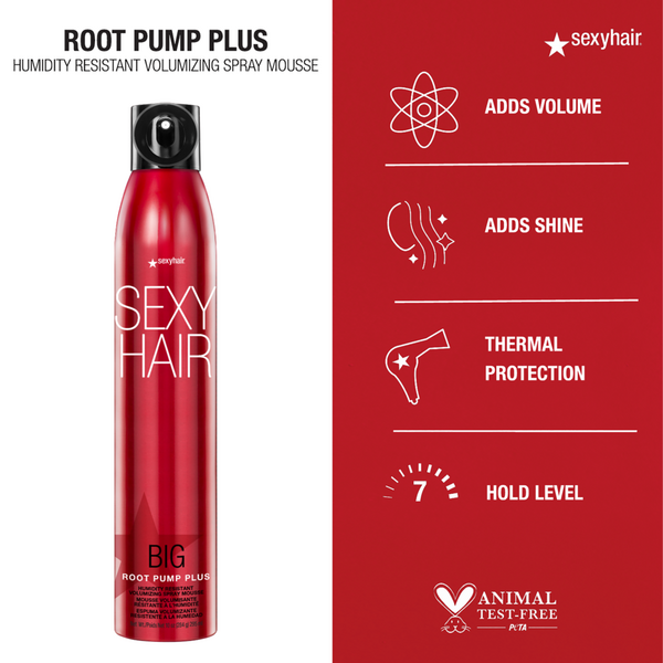 Ulta Sexy Hair  Travel Size Big Sexy Hair Root Pump Plus Humidity Resistant Volumizing Spray Mousse