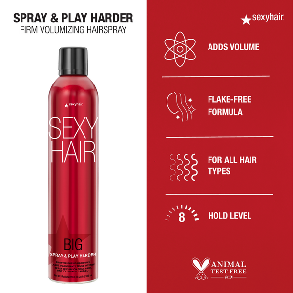 Ulta Sexy Hair  Travel Size Big Sexy Hair Spray & Play Harder Firm Volumizing Hairspray