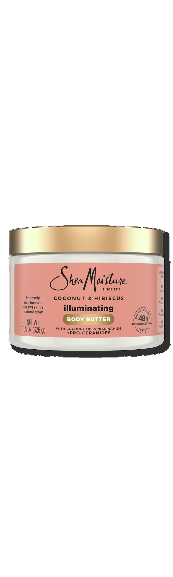Ulta SheaMoisture  Coconut & Hibiscus Niacinamide and Pro-Ceramides Illuminating Body Butter