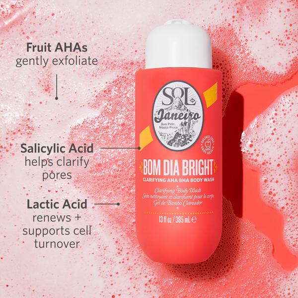 Ulta Sol De Janeiro  Bom Dia Bright Clarifying AHA BHA Body Wash