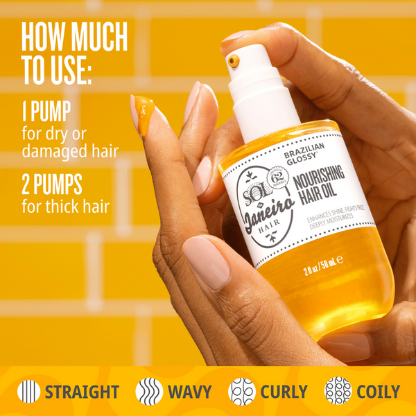 Ulta Sol De Janeiro  Brazilian Glossy Nourishing Anti-Frizz Hair Oil