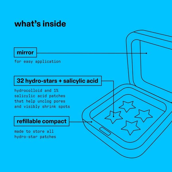 Ulta STARFACE  Hydro-Star Salicylic Acid Patches + Big Blue Compact