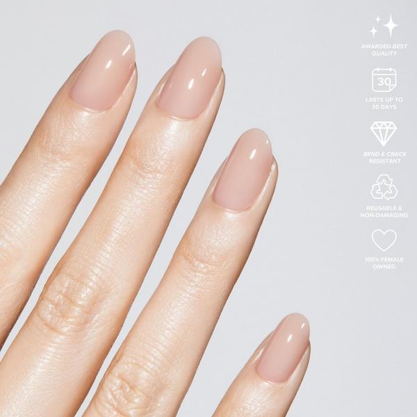 Ulta Static Nails  Barely There Reusable Pop-On Manicures