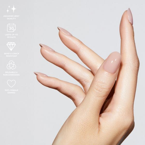 Ulta Static Nails  Barely There Reusable Pop-On Manicures