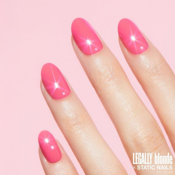 Ulta Static Nails  Legally Blonde X Static Nails Delta Nu Reusable Pop-On Manicures