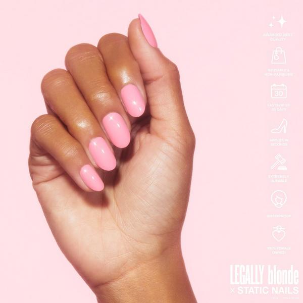 Ulta Static Nails  Legally Blonde X Static Nails I Object Reusable Pop-On Manicures