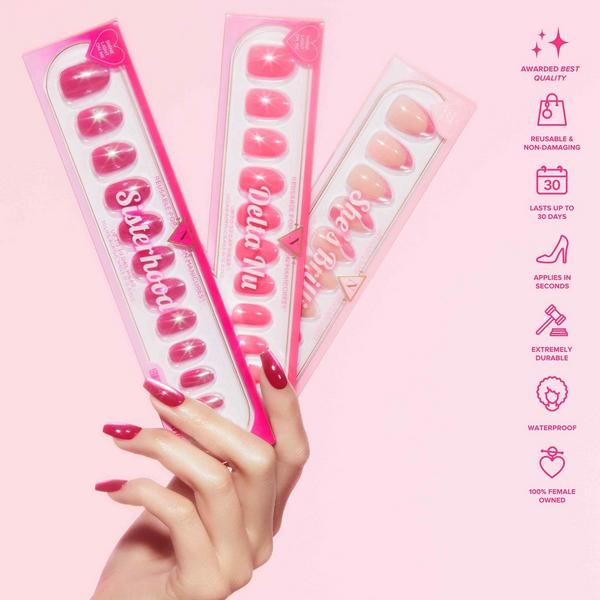 Ulta Static Nails  Legally Blonde X Static Nails Lawyered Reusable Pop-On Manicures