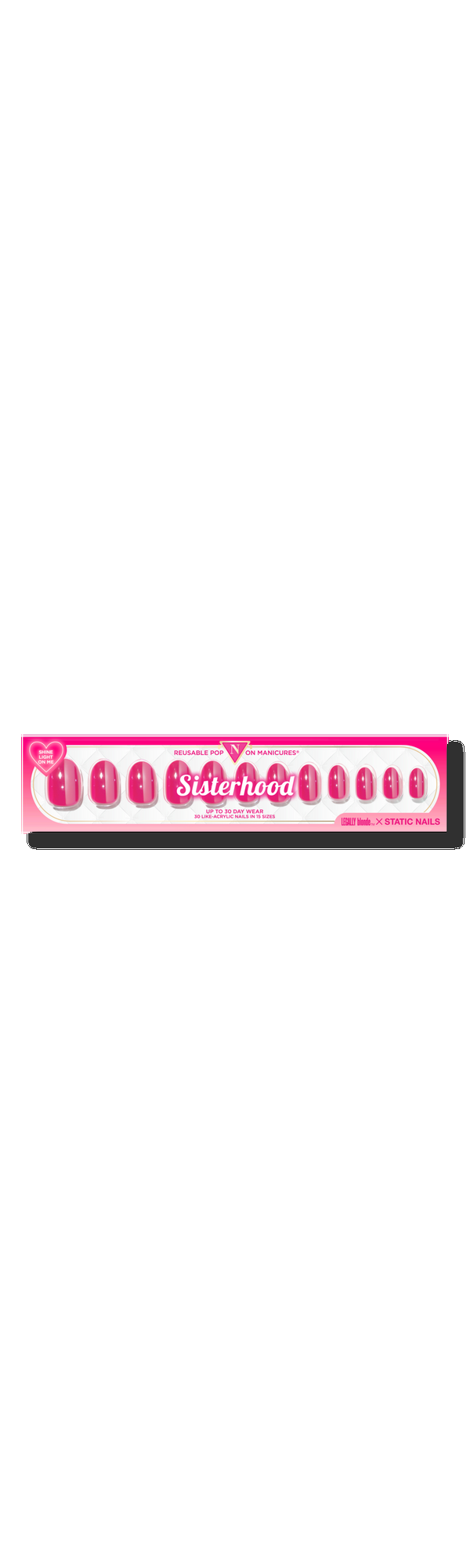 Ulta Static Nails  Legally Blonde X Static Nails Sisterhood Reusable Pop-On Manicures