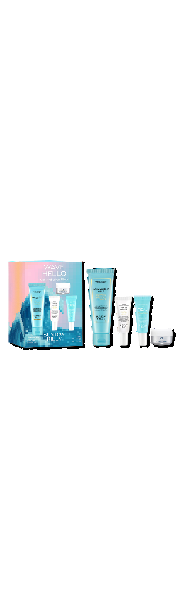 Ulta SUNDAY RILEY  Wave Hello Mini Hydration Ritual Gift Set