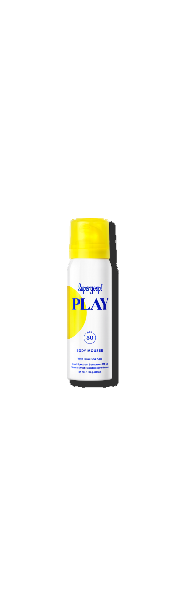 Ulta Supergoop   Travel Size PLAY Body Mousse SPF 50 Sunscreen