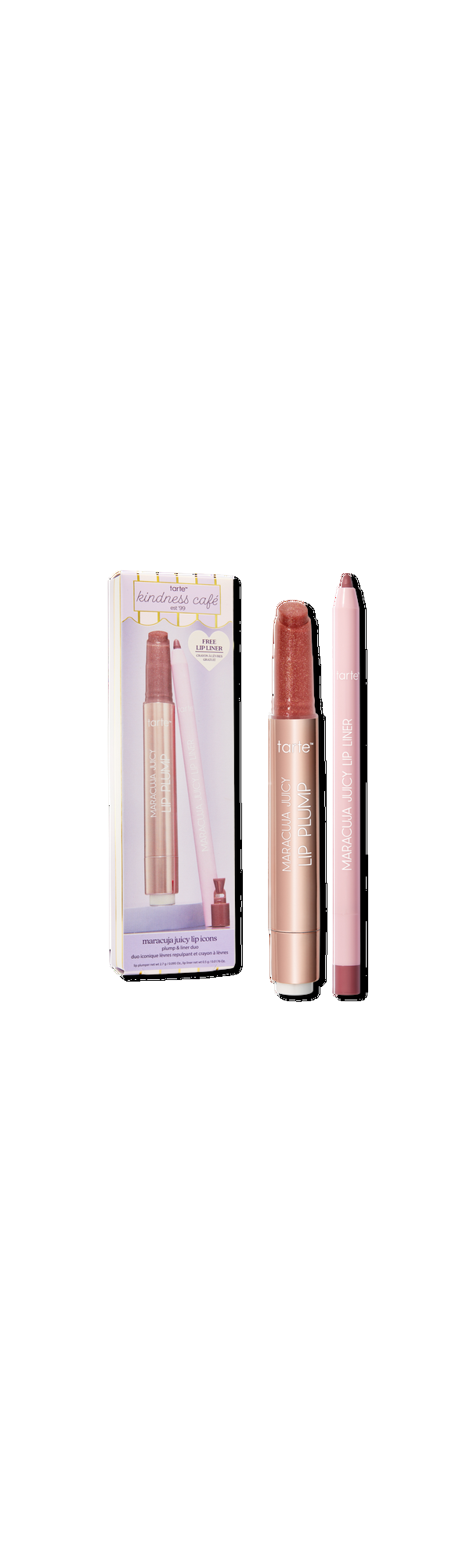 Ulta Tarte  Maracuja Juicy Lip Icons Plump & Liner Duo