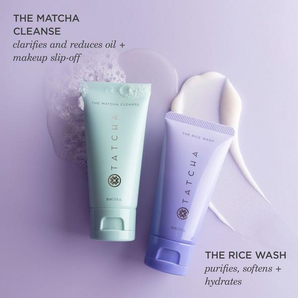 Ulta TATCHA  Cleanser Favorites: Rice Wash & Matcha Cleanser Value Set