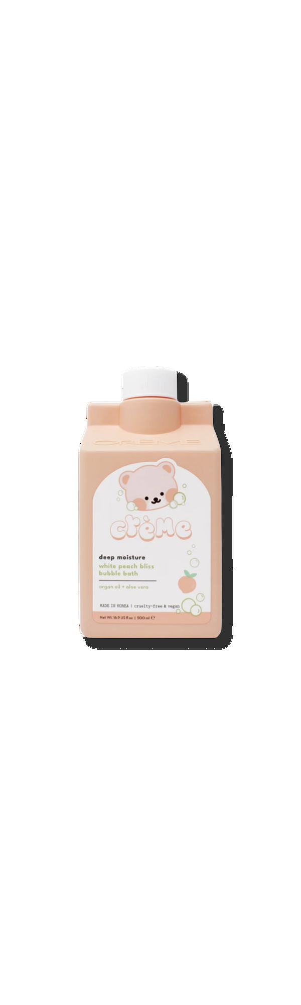 Ulta The Crème Shop  Boba Bears Deep Moisture Bubble Bath - White Peach Bliss