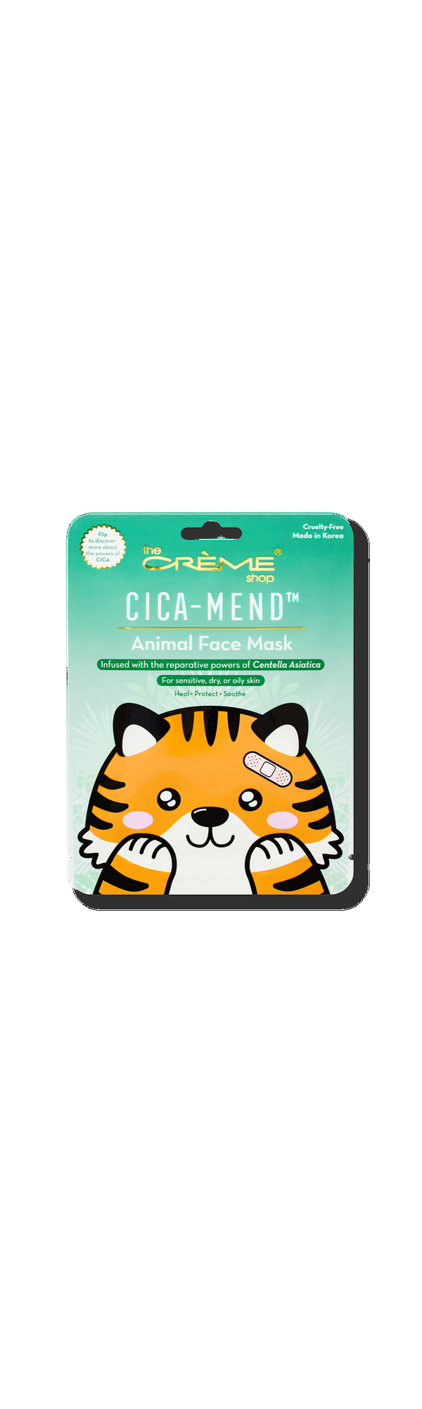 Ulta The Crème Shop  Cica-Mend - Animated Tiger Face Mask