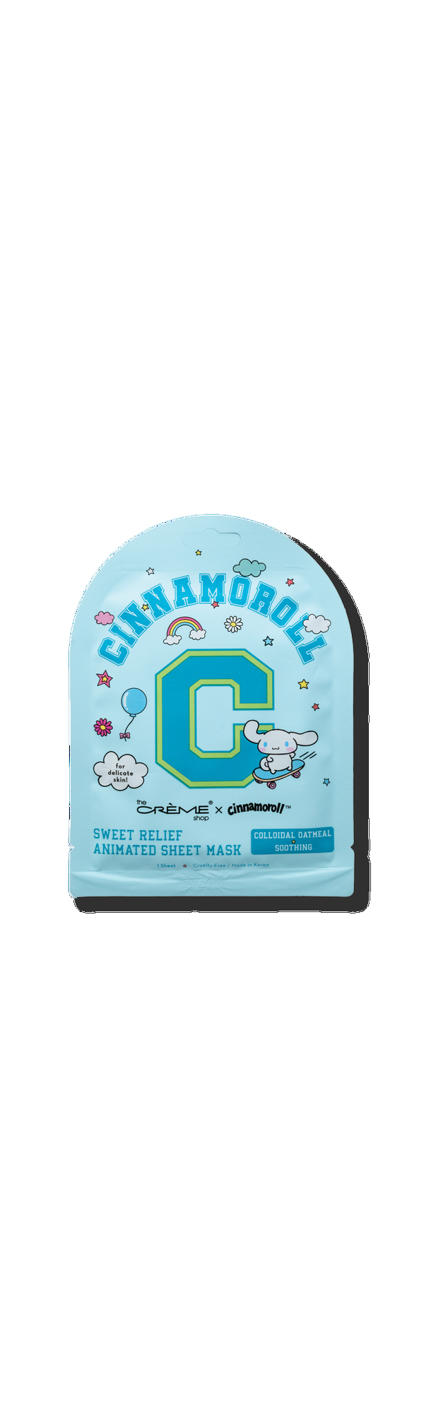 Ulta The Crème Shop  Cinnamoroll Sweet Relief Animated Sheet Mask