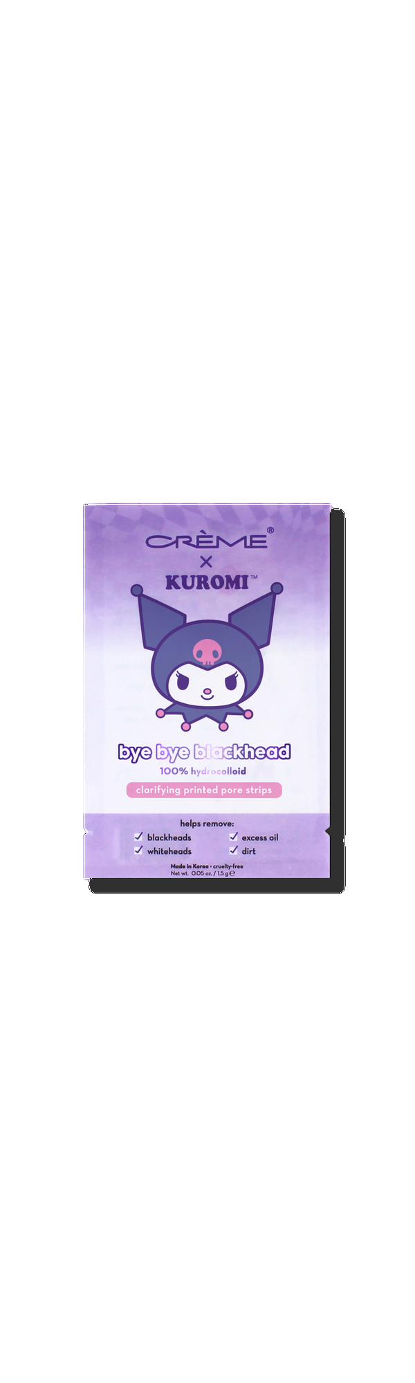 Ulta The Crème Shop  Kuromi Bye Bye Blackheads Printed Pore Strips