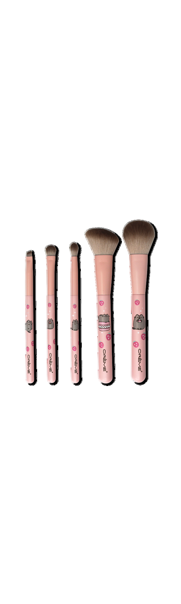 Ulta The Crème Shop  Pusheen 5 Piece Makeup Brushes Sweet Strawberry