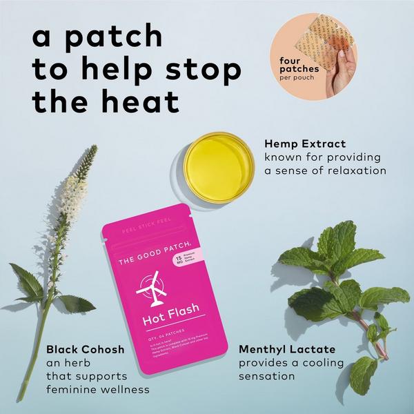 Ulta The Good Patch  Hot Flash Hemp-Infused Wellness Patch