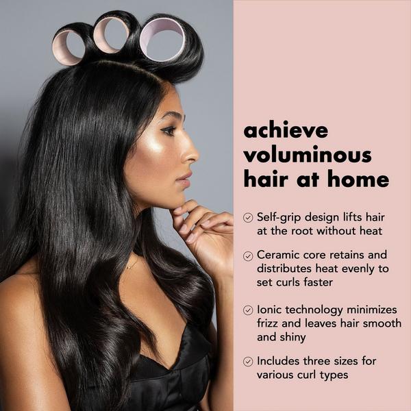 Ulta The Hair Edit  Ceramic Volumizing Hair Rollers 9-Pack