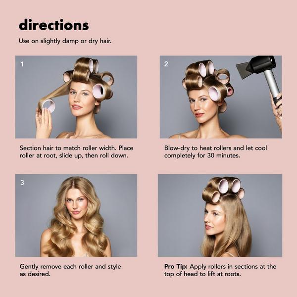 Ulta The Hair Edit  Ceramic Volumizing Hair Rollers 9-Pack