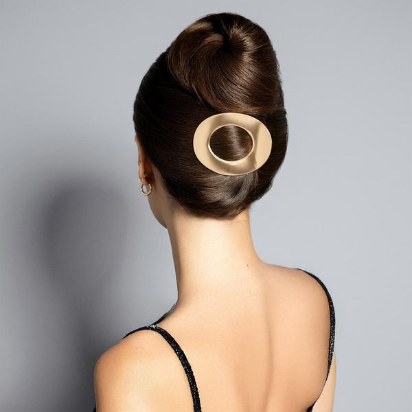 Ulta The Hair Edit  Gilded Ellipse Flat Lay Claw Clip