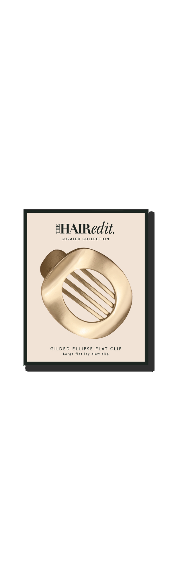 Ulta The Hair Edit  Gilded Ellipse Flat Lay Claw Clip