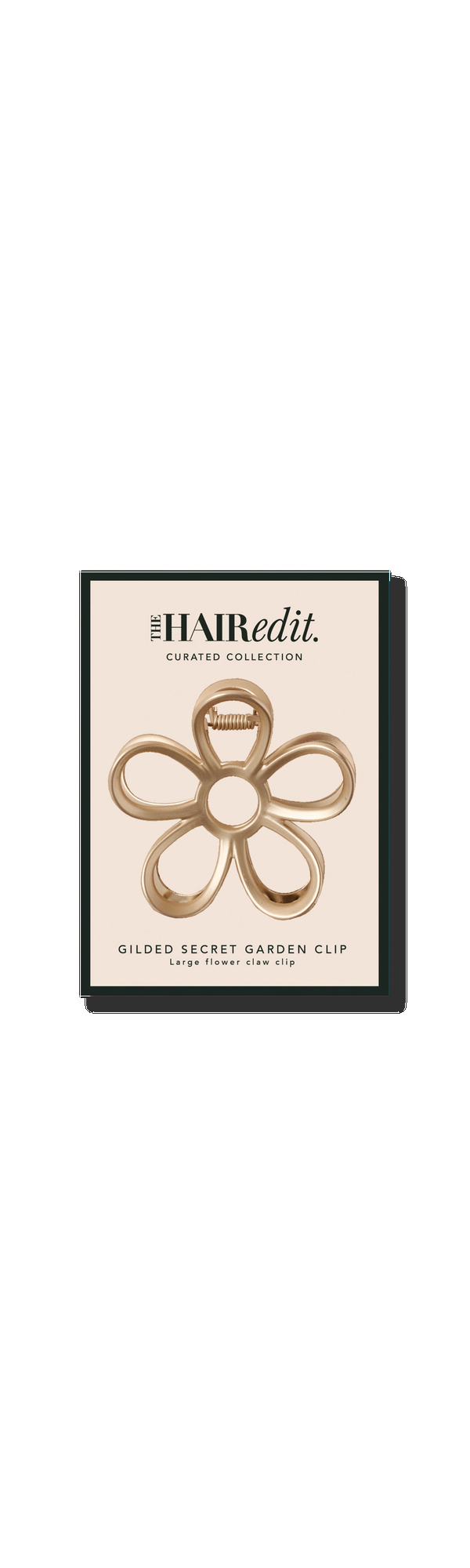 Ulta The Hair Edit  Gilded Secret Garden Flower Claw Clip