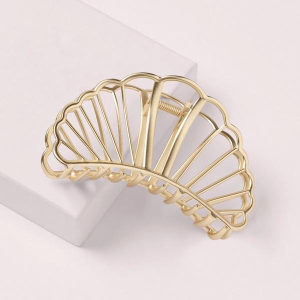 Ulta The Hair Edit  Gold Gilded Mermaid Shell Claw Clip