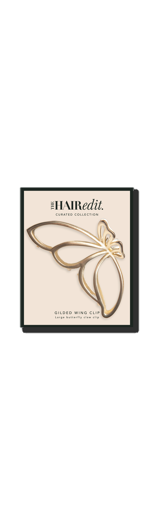 Ulta The Hair Edit  Gold Gilded Wing Butterfly Claw Clip