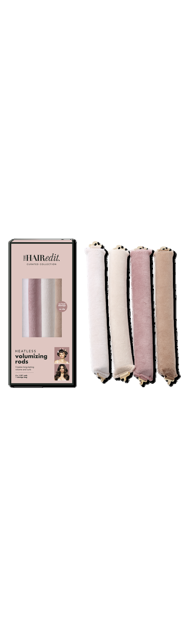 Ulta The Hair Edit  Heatless Volumizing Hair Rods 4-Pack