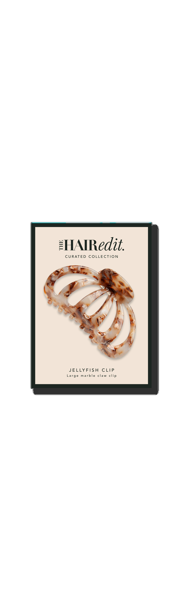 Ulta The Hair Edit  Rose Tortoise Jellyfish Claw Clip