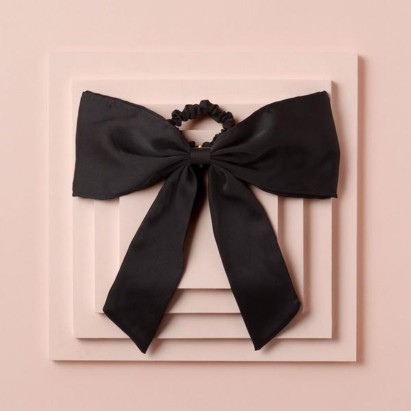 Ulta The Hair Edit  Runway Ribbon Bow Hook Satin Scrunchie
