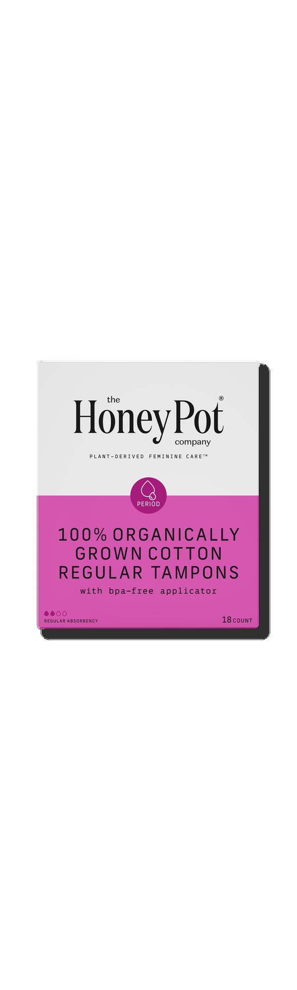 Ulta The Honey Pot Company  Organic Cotton Regular BPA-Free Applicator Tampons