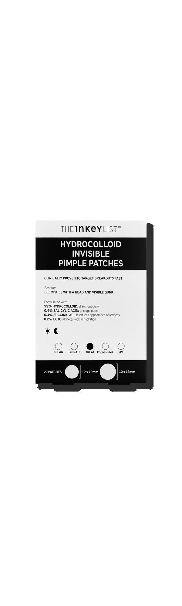 Ulta The INKEY List  Hydrocolloid Invisible Pimple Patches + Salicylic Acid