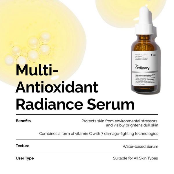 Ulta The Ordinary  Multi-Antioxidant Radiance Serum With Vitamin C And Ginseng