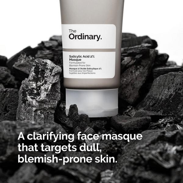 Ulta The Ordinary  Salicylic Acid 2% Masque Clarifying Charcoal & Clay Mask For Blemish Prone Skin